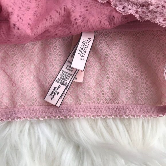 VS | Pink Lace Off Shoulder bra bralette dream - Picture 5 of 6